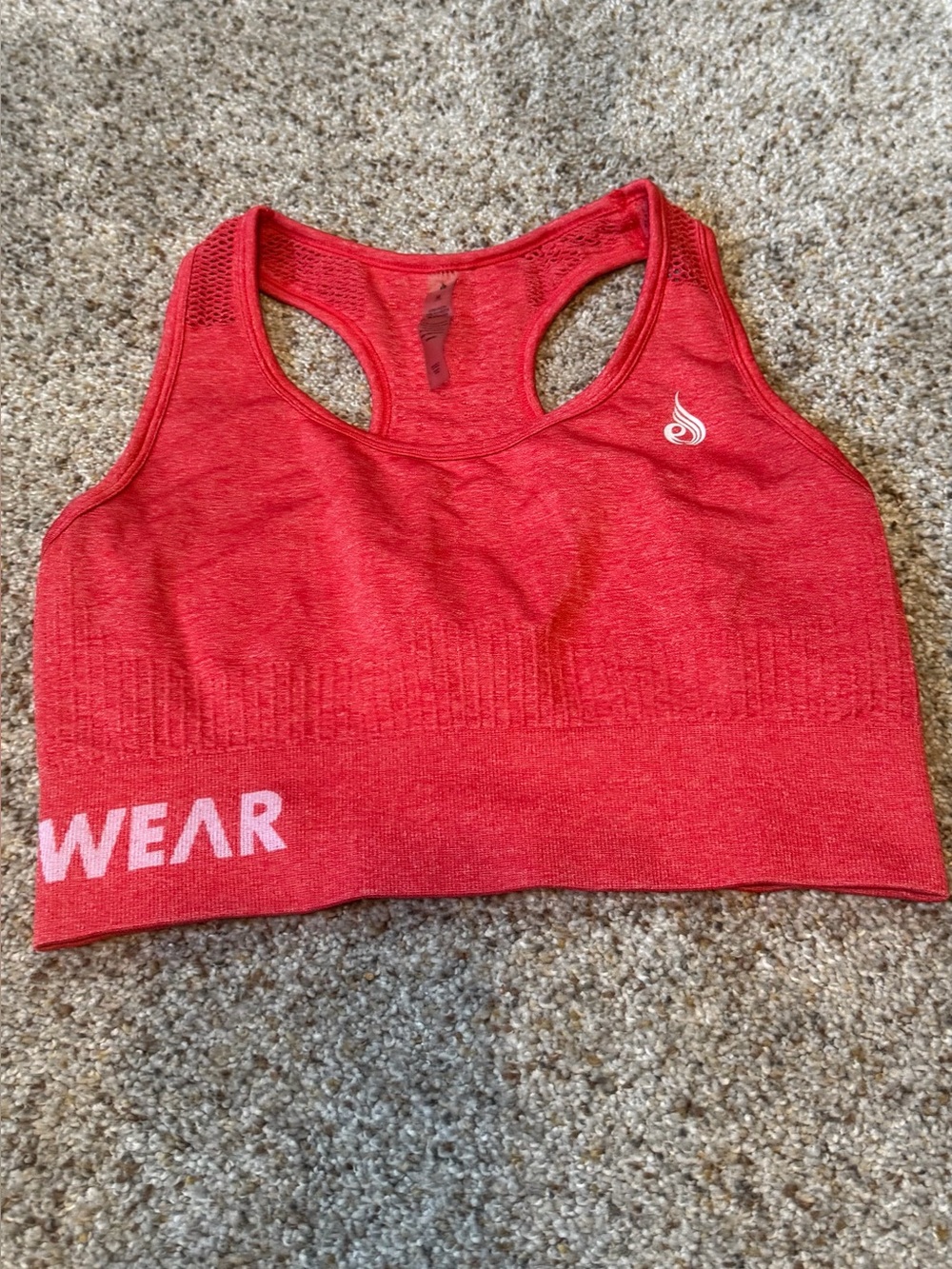 Ryderwear Seamless Red Sports Bra / Crop Tank ❤️✨ Size Medium